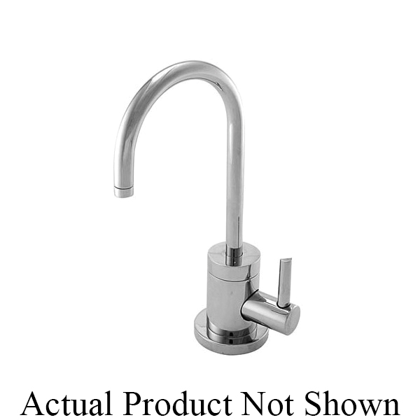 Newport Brass® 106C/03N Model 106C Cold Water Dispenser Faucet, East Linear, 1 gpm Flow Rate, Fixed Spout, Living Uncoated Polished Brass, 1 Handles